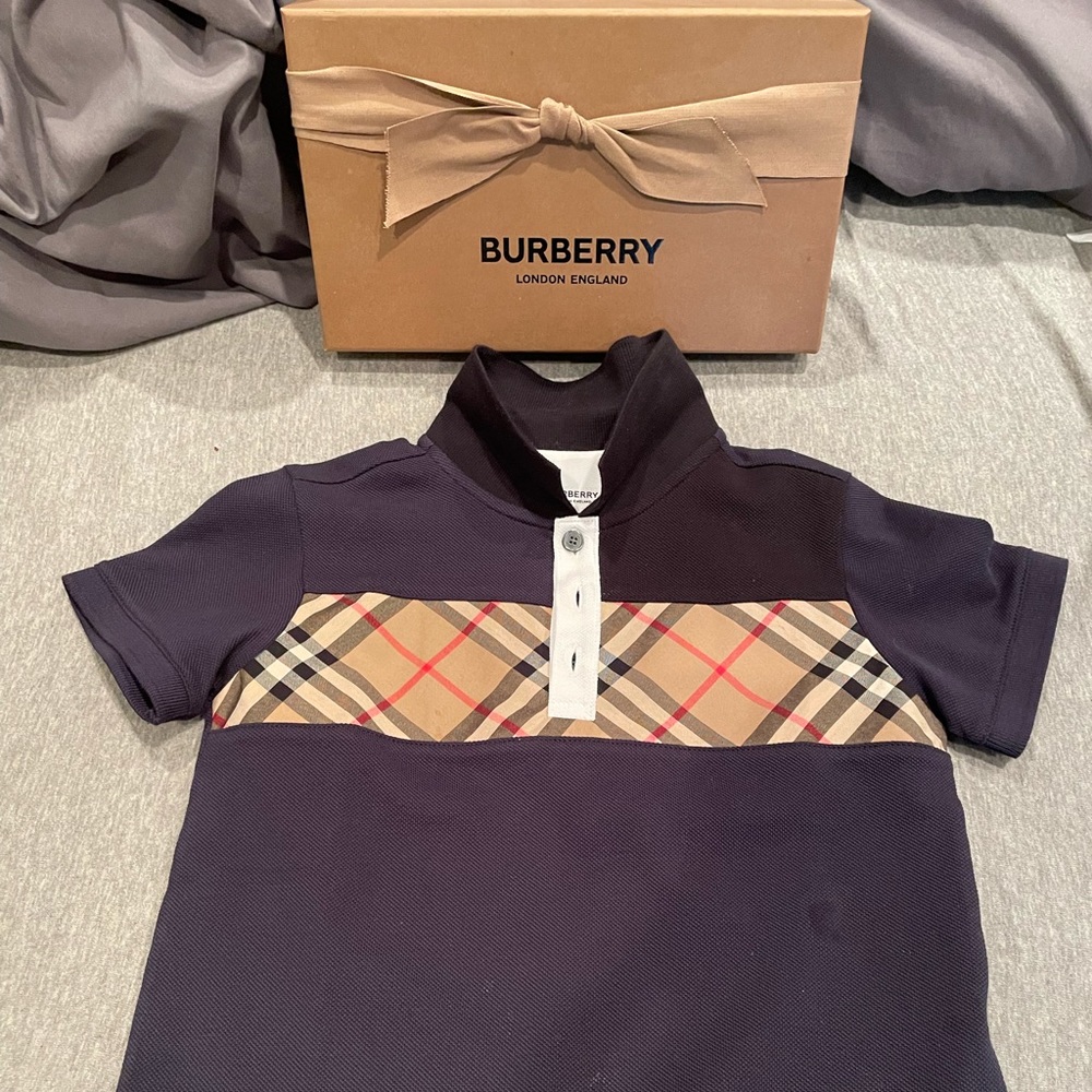BURBERRY POLLO SHIRT 💙🤎